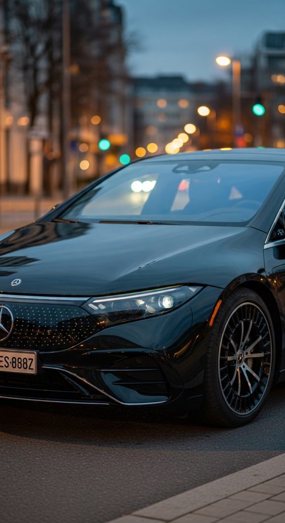 Mercedes EQE chauffeur Service